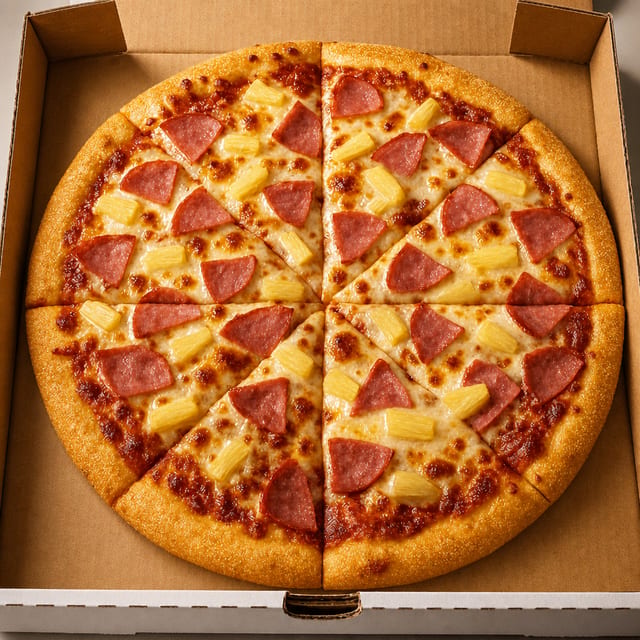 Hawaiian Pizza Personal Pizza.