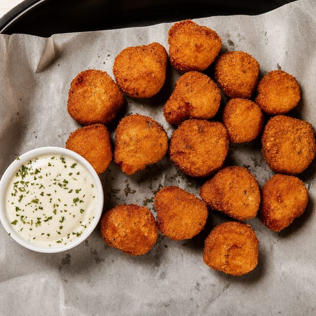 Fried Mushrooms.