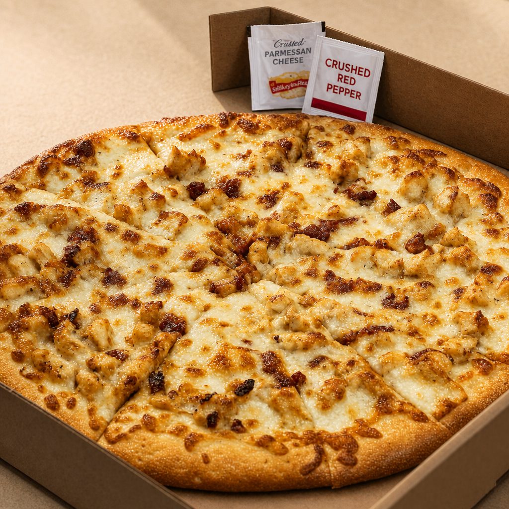 Chickonanch Personal Pizza.