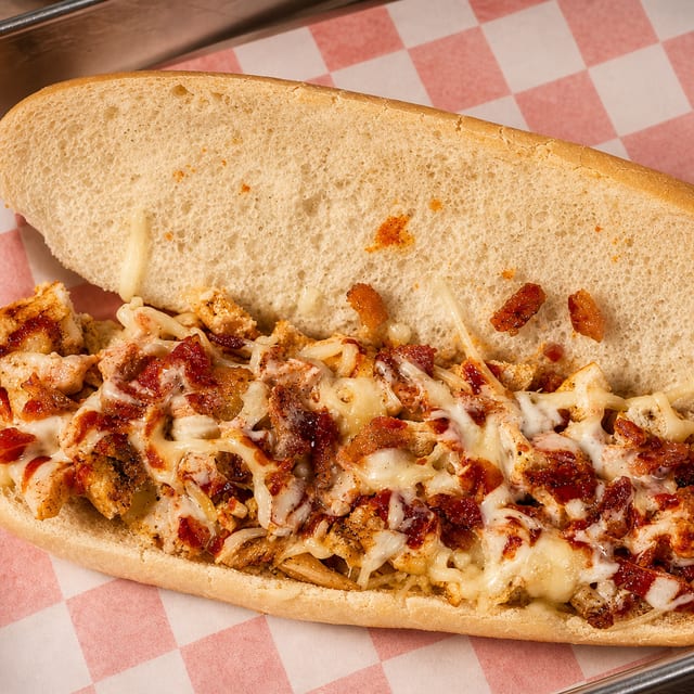 Spicy Chicken Bacon Ranch Sub.