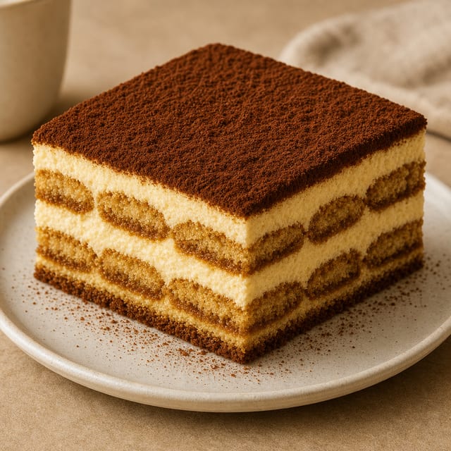 Tiramisu Cake.