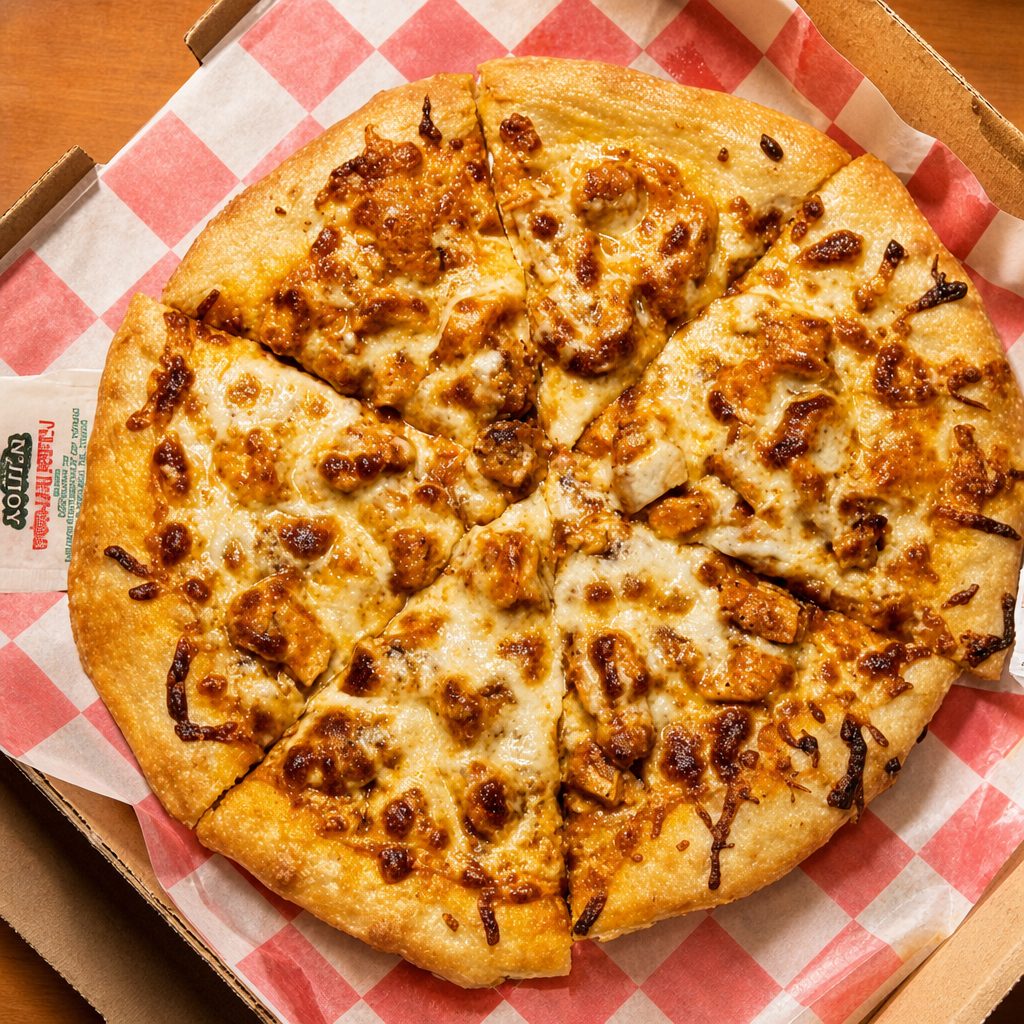 Buffalo Chicken Personal Pizza.