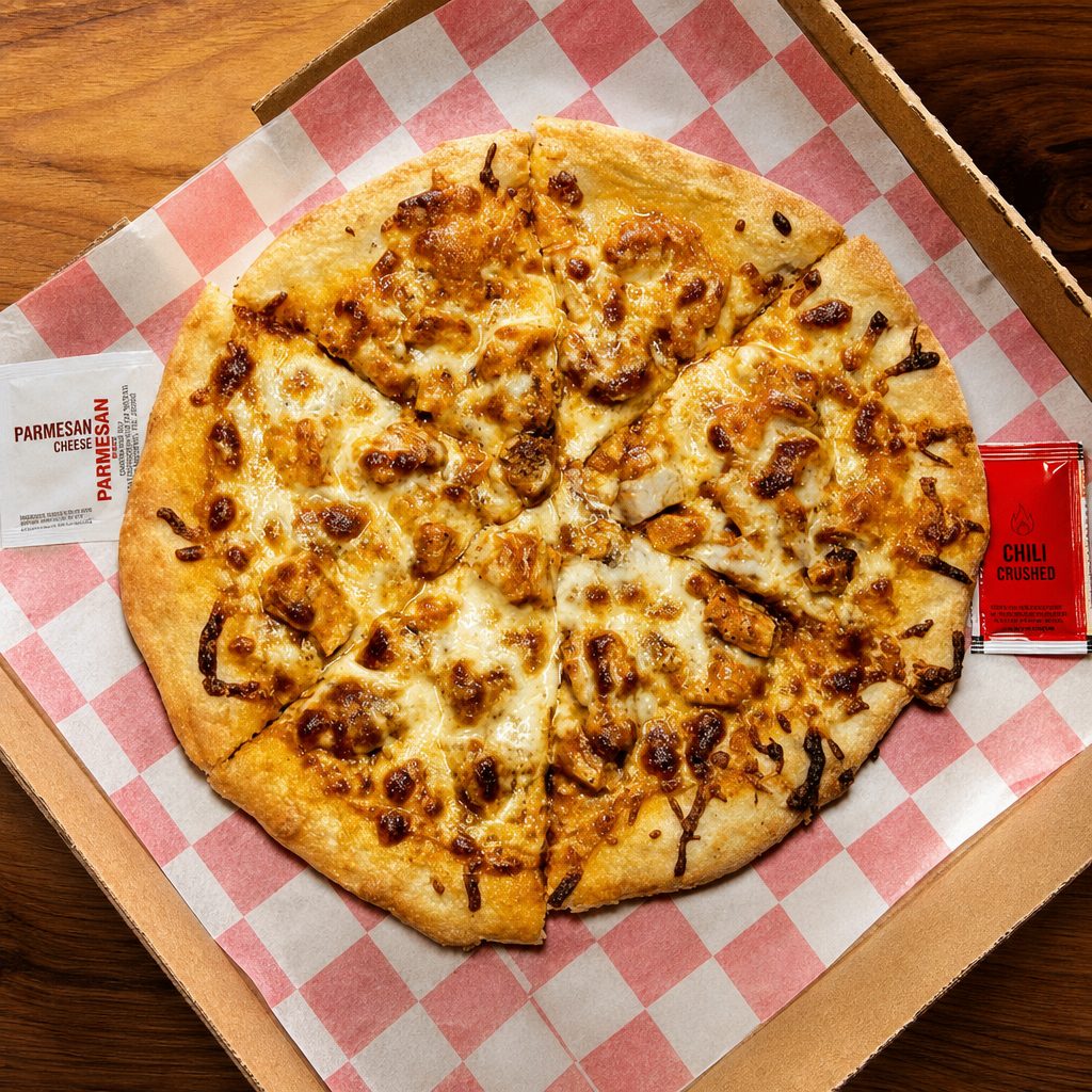 Buffalo Chicken Large Pizza.