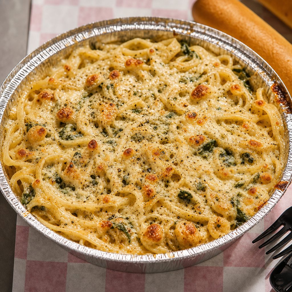 Chicken Alfredo Pasta.