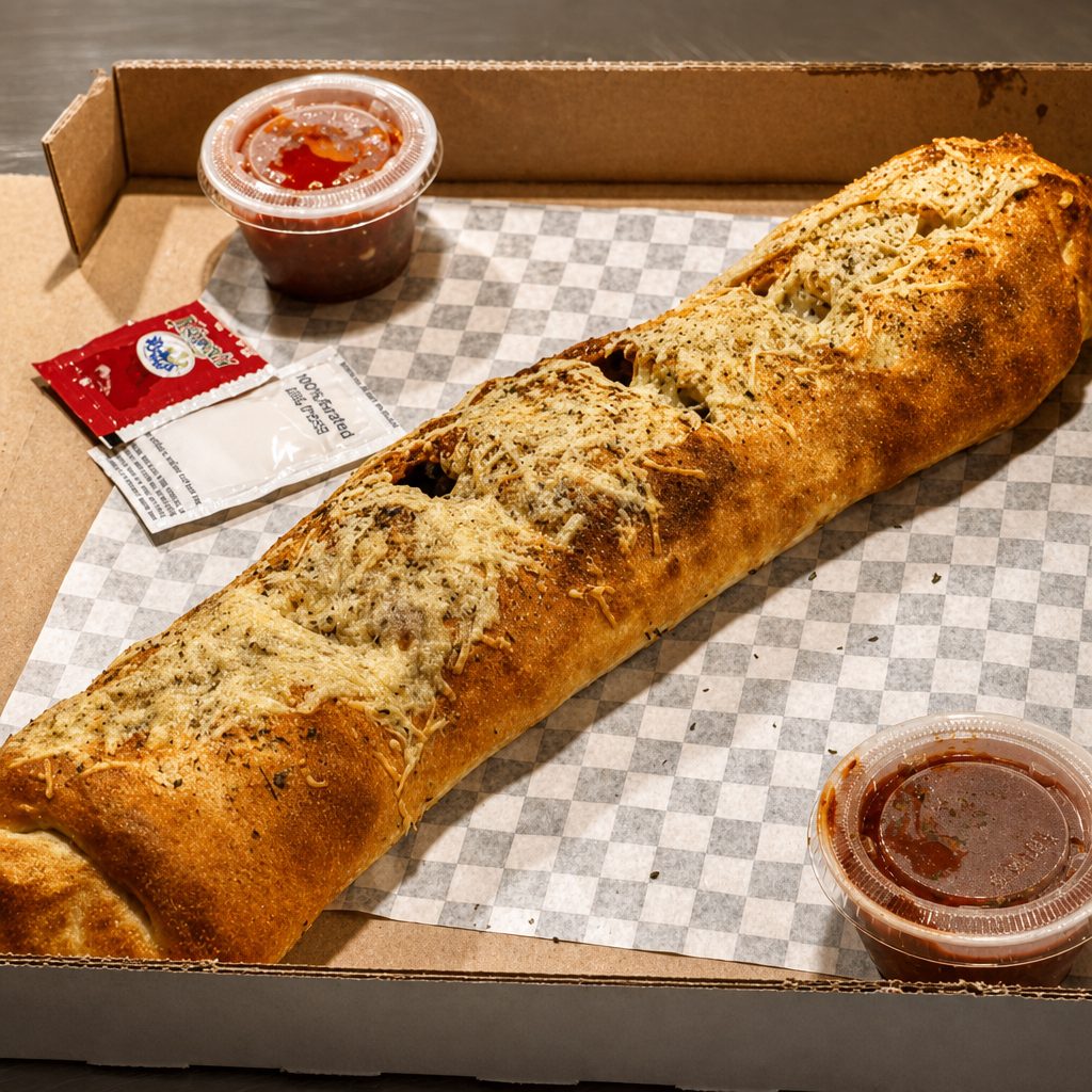 Large Buffalo Chicken Stromboli.
