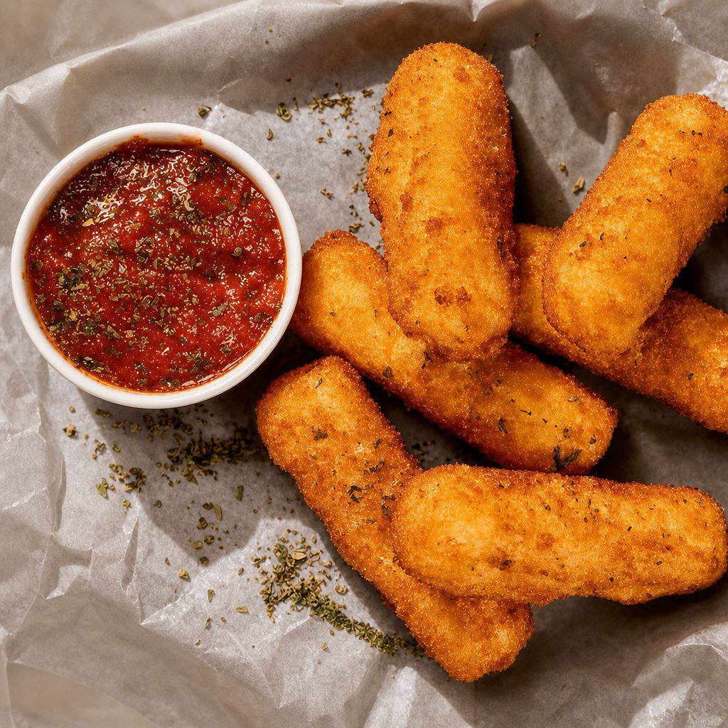 Mozzarella Cheese Sticks.