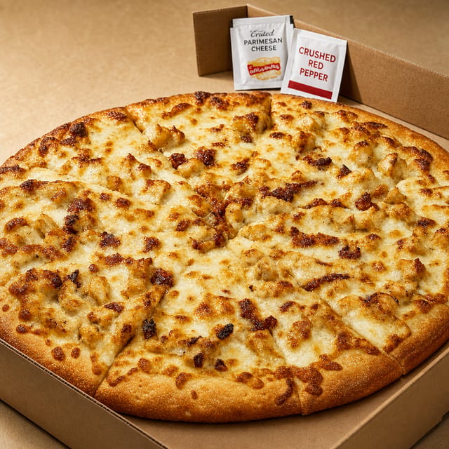 Chickonanch Large Pizza.