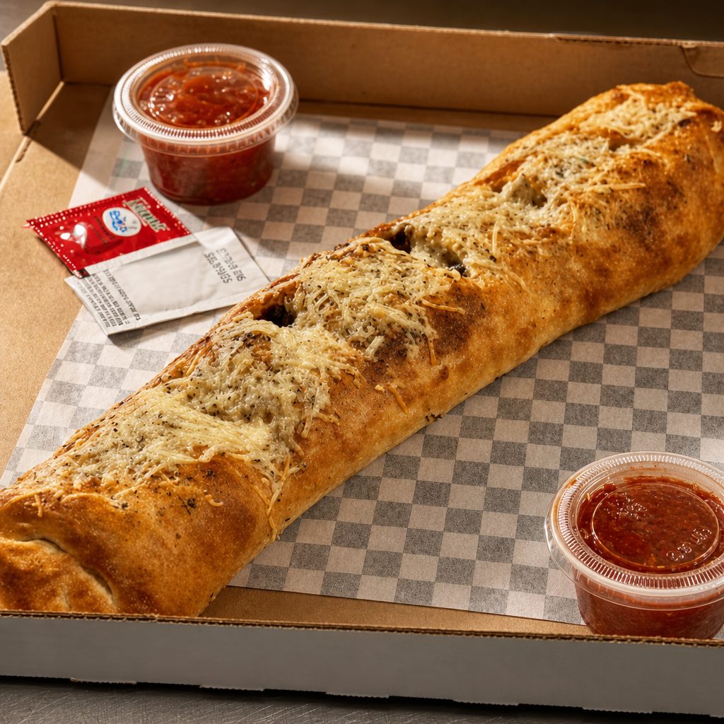 Large Hawaiian Stromboli.