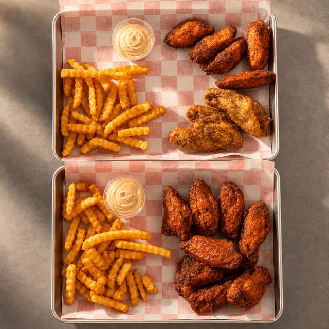 20 piece wings.