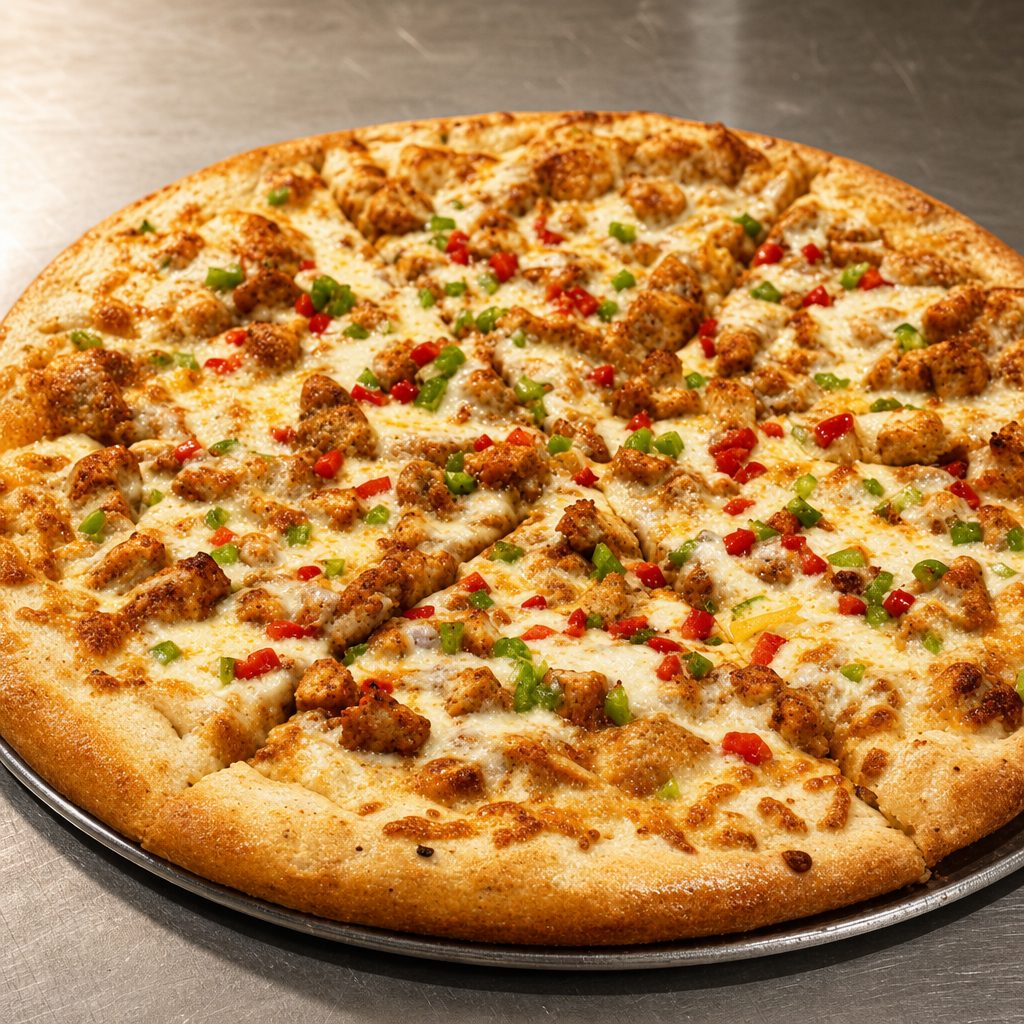 Chicken Tikka Personal Pizza.